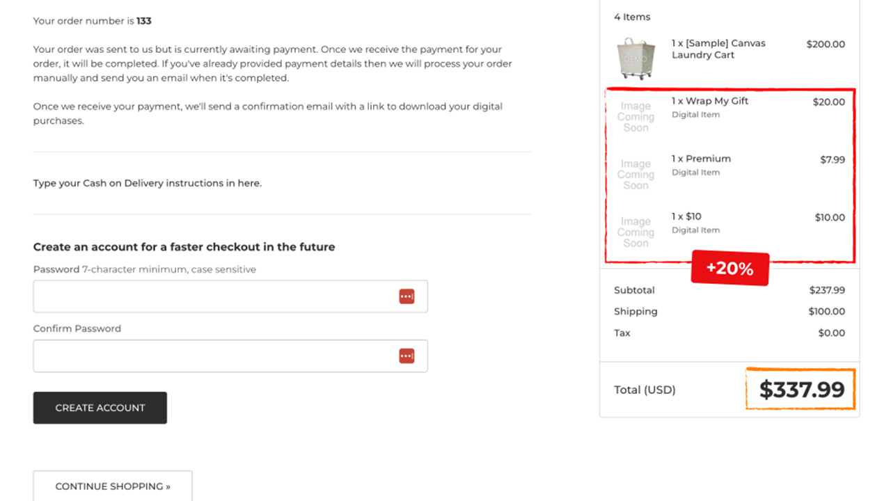 More revenue from the same customers